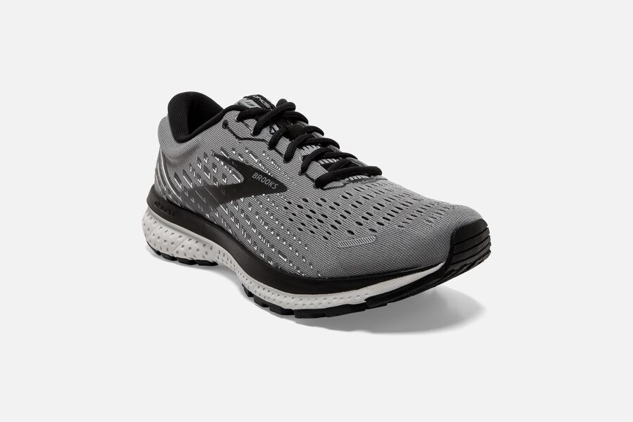 Brooks Ghost 13 Road Loopschoenen Heren - Grijs/Zwart - 927534EJH